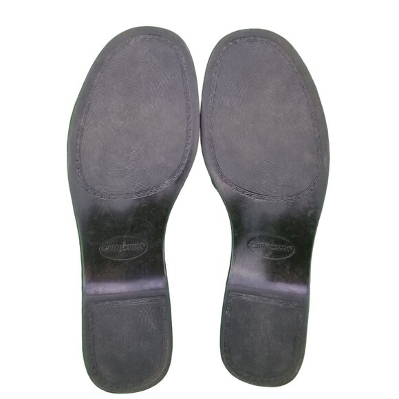 ✅Cabin Creek Black Slide Women's Size 7M Sandals W/Back Heel Front Strap 024-670 - Picture 2 of 16